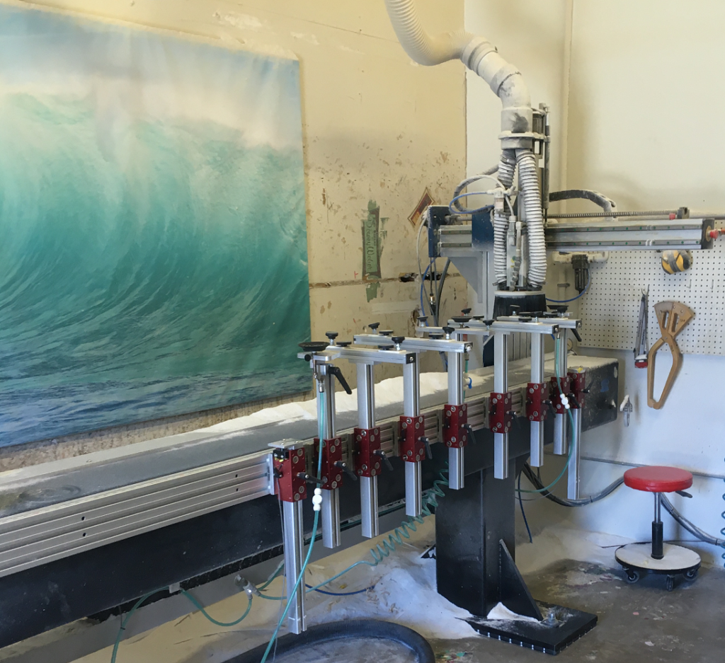 Diy surfboard shop shaping machine